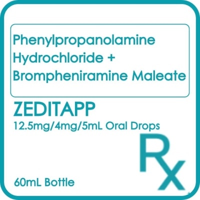 ZEDITAPP ZEDITAPP 12.5mg/4mg/5ml Oral Drops [PRESCRIPTION REQUIRED]