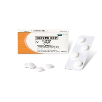 RESIDRON Risedronate Sodium 35 mg Tablet 4 Tablets [PRESCRIPTION REQUIRED]