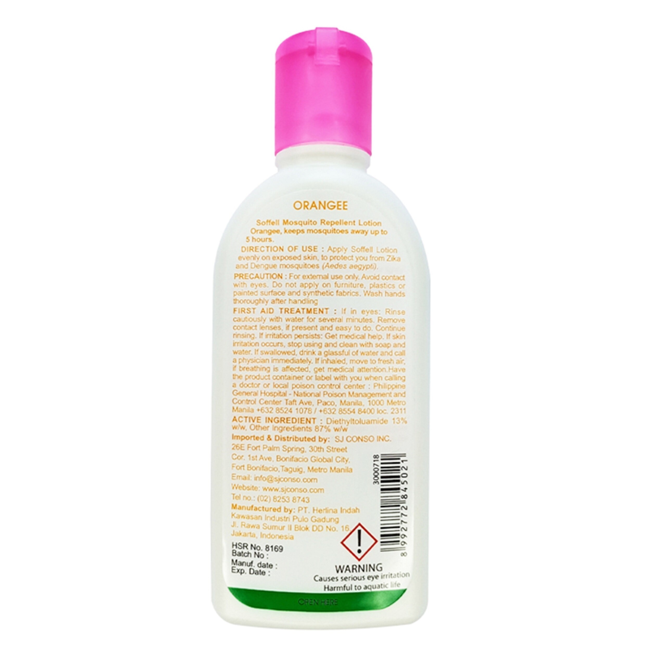 Insect Repellent Lotion Orange 60ml