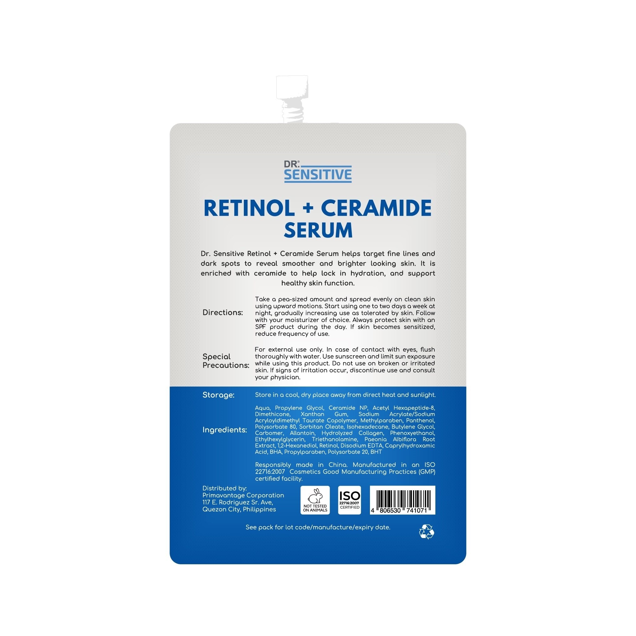 Retinol + Ceramide Serum 10ml