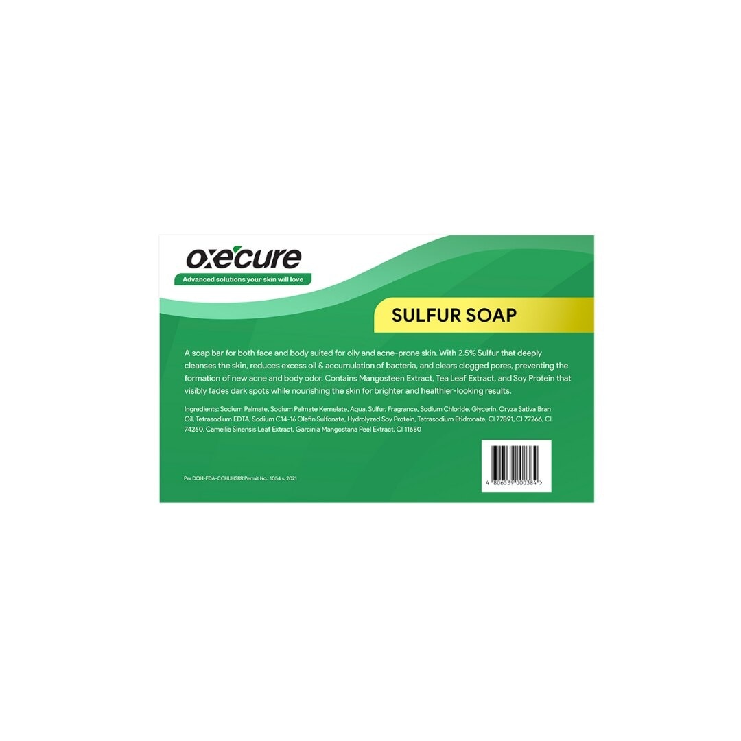 OXECURE SULFUR SOAP 100G TRIPLE VALUE PACK