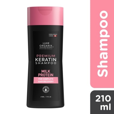 LUXE ORGANIX Milk Protein Premium Keratin Shampoo 210ml