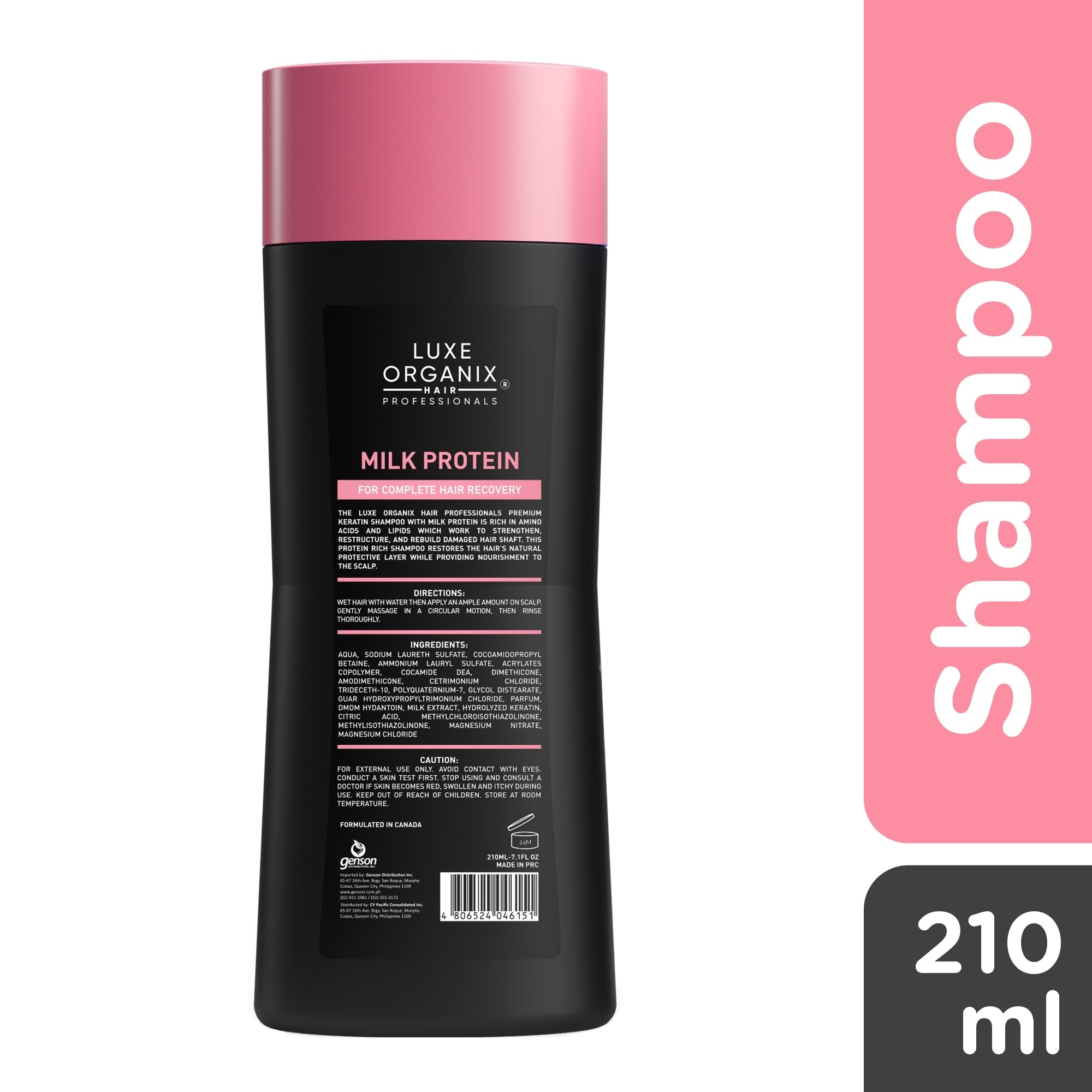 Milk Protein Premium Keratin Shampoo 210ml