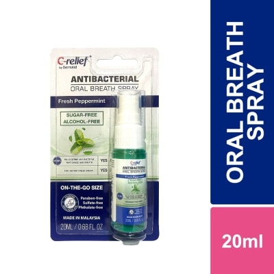 DERMAID DERMAID Antibacterial Oral Breath Spray Fresh Peppermint 20ml