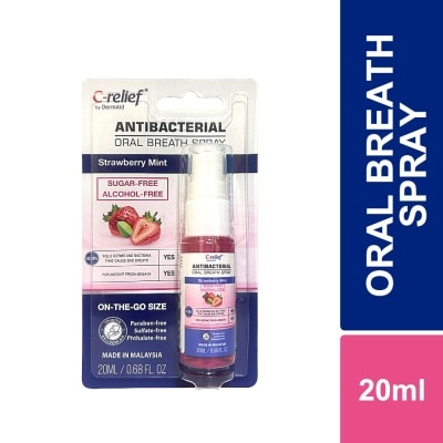 DERMAID DERMAID Antibacterial Oral Breath Spray Strawberry Mint 20ml