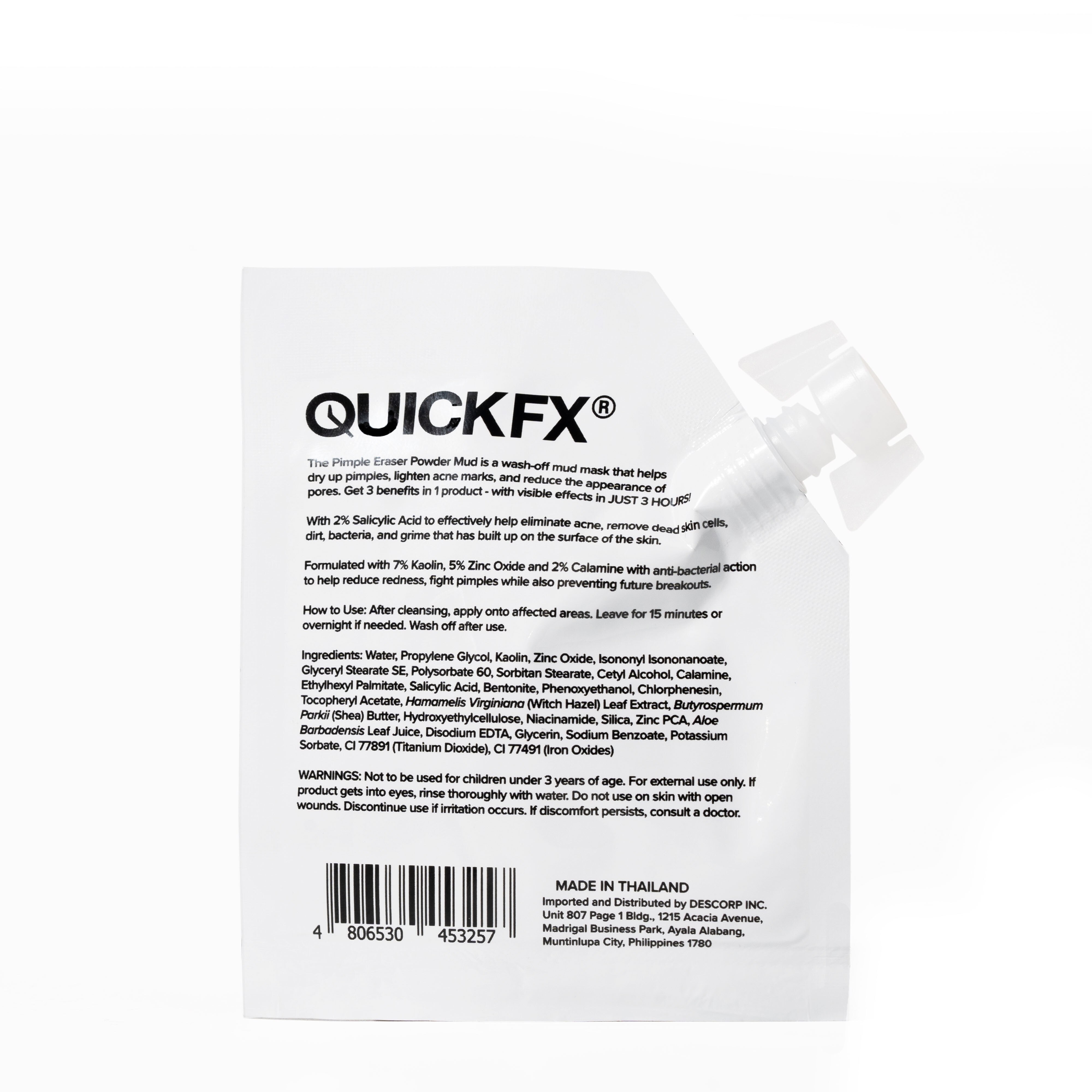 QUICKFX Pimple Eraser Powder Mud 10g