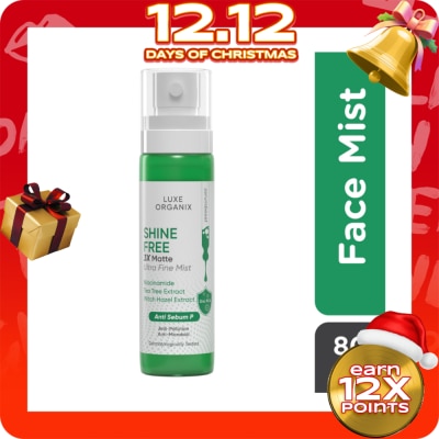 LUXE ORGANIX Shine Free 3x Matte Ultra Fine Mist 80ml