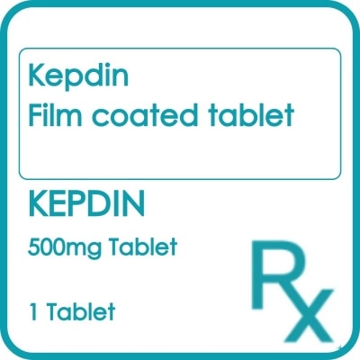 KEPDIN KEPDIN 500mg Film Coated Tablet Sold Per Piece [PRESCRIPTION REQUIRED]