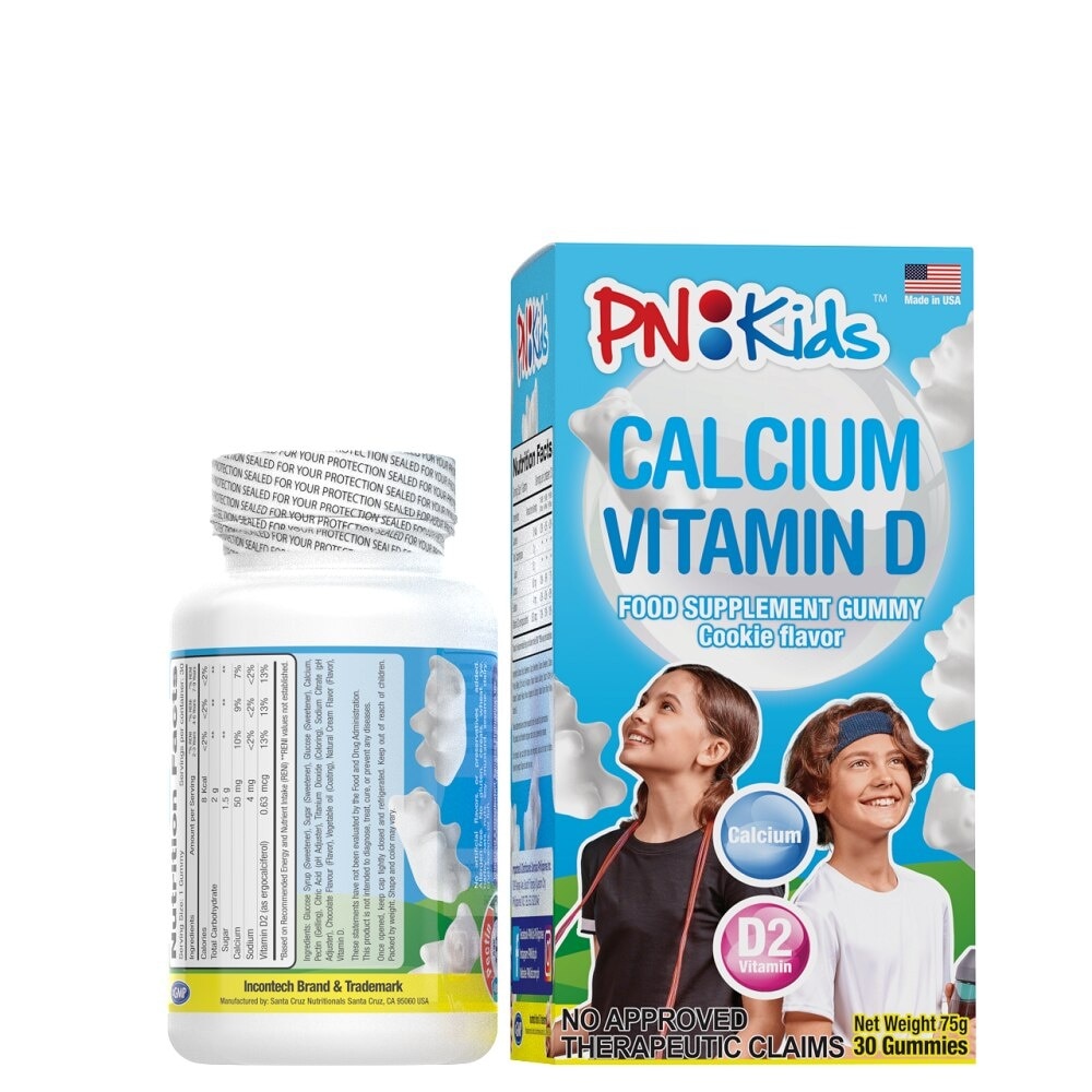 Calcium Vitamin D Cookie Flavor 30 Gummies