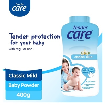 TENDER CARE Tender Care Talc Classic Mild (Original Scent) 400G