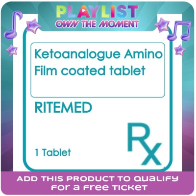 RITEMED - RITEMED Ketoanalogue Amino Tablet Sold Per Piece [PRESCRIPTION REQUIRED]