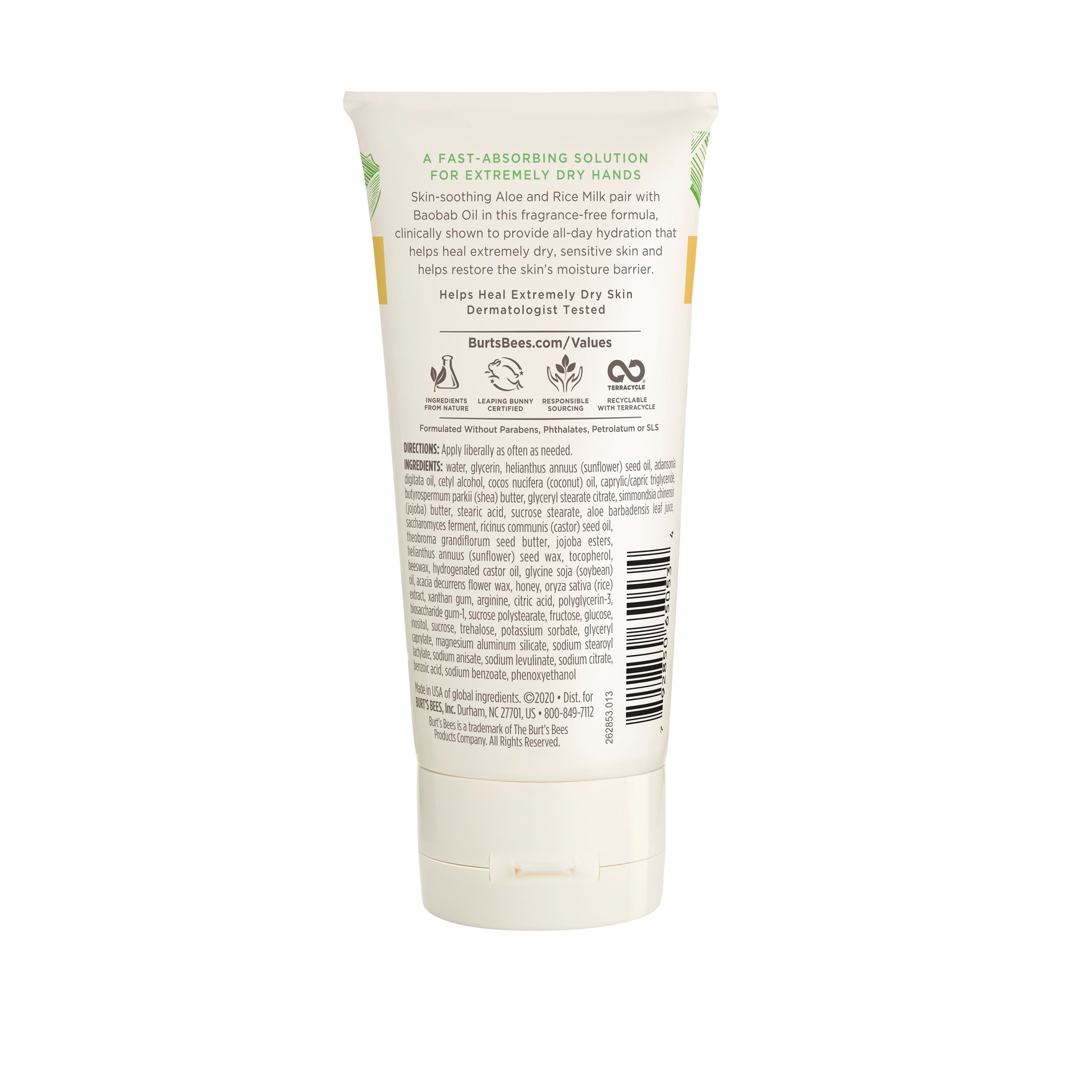 Burt's Bees Sensitive Healing Hand Cream