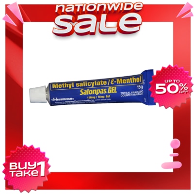 SALONPAS Gel Methyl Salicylate + L - Menthol 15g