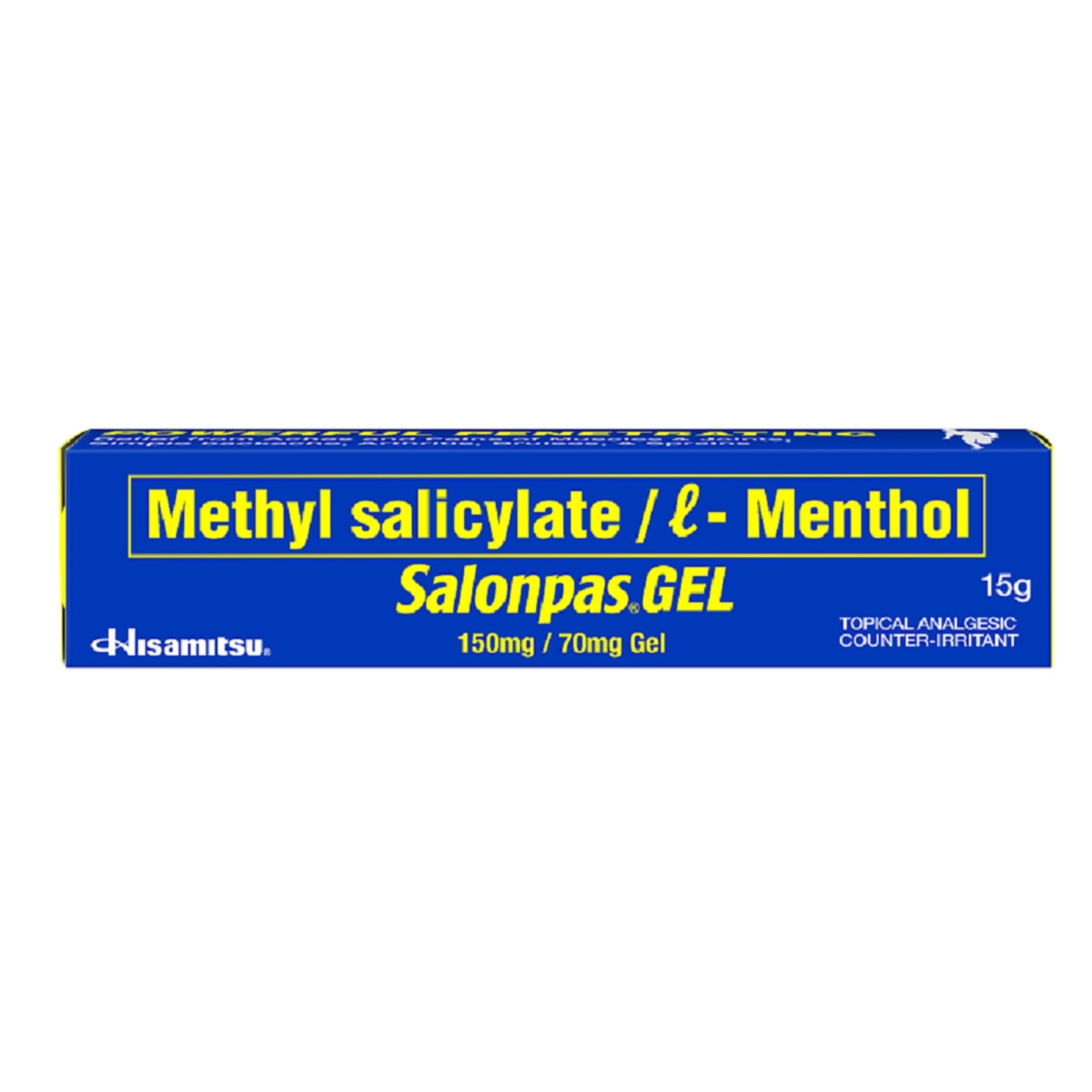 Gel Methyl Salicylate + L - Menthol 15g