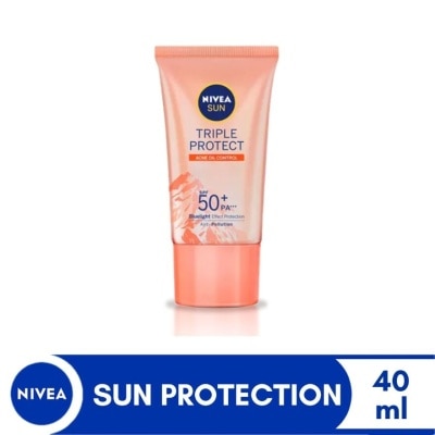 NIVEA NIVEA Sun Triple Protect Acne Oil Control SPF50 Himalayan Salt 40ml