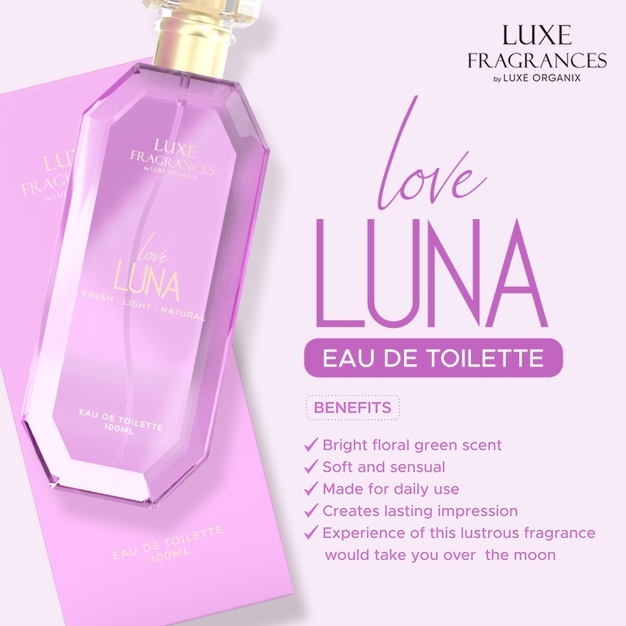 LUXE ORGANIX Love Luna Eau De Toilette 100ml