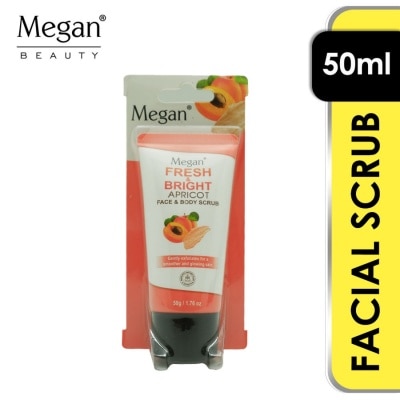 MEGAN Fresh & Bright Apricot Face & Body Scrub 50g