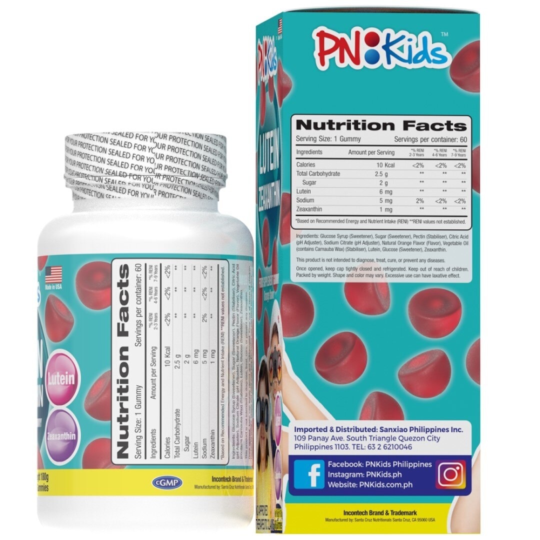 PNKIDS LUTEIN ZEAXANTHIN X 60 BOT