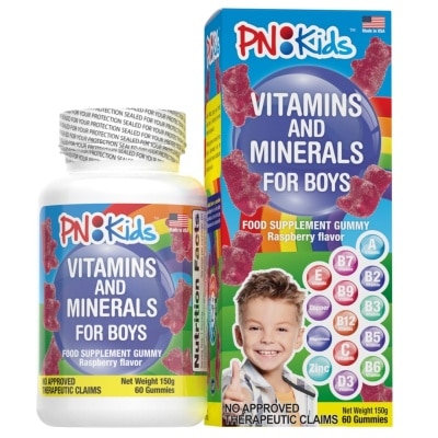 PN KIDS PNKIDS VITS&MIN FOR BOYS X 60 BOT