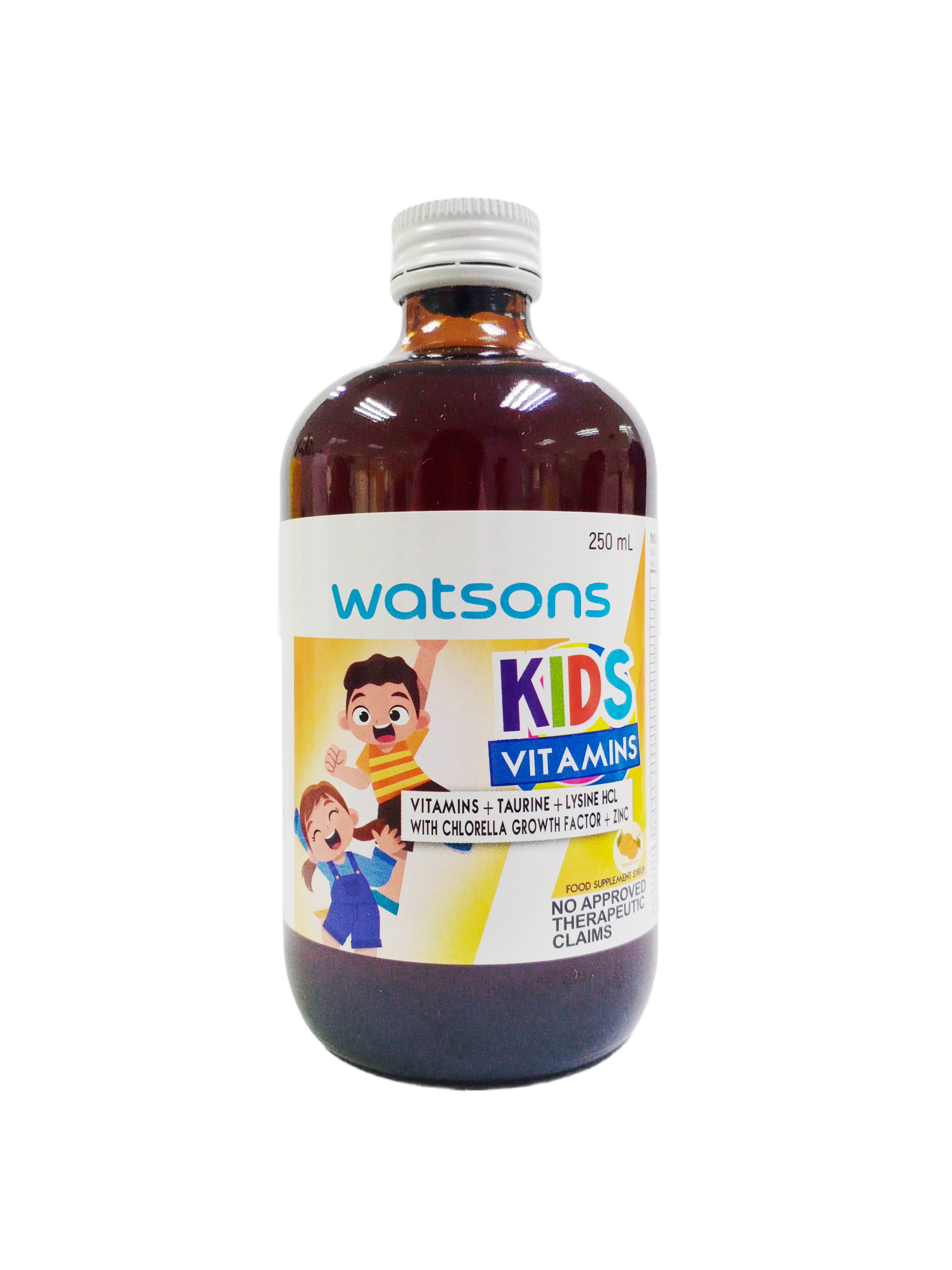 Kids Vitamins with Taurine + Lysine HCl + Chlorella Extract + Zinc 250ml Syrup