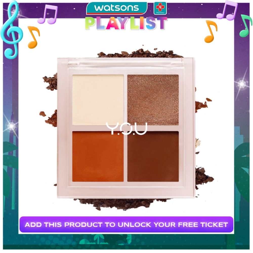 YOU Cloud Touch Dream Glide Eyeshadow Palette 02 Enchanting Moments 8g