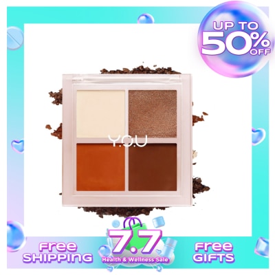 YOU YOU Cloud Touch Dream Glide Eyeshadow Palette 02 Enchanting Moments 8g