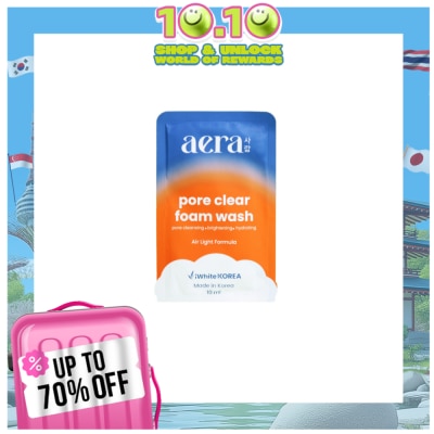 AERA BY IWHITE KOREA Pore Clear Foam Wash 10ml Sachet