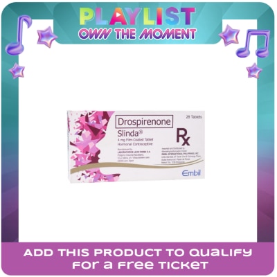 SLINDA - SLINDA Film Coated Tablet 4mg 28s [PRESCRIPTION REQUIRED]