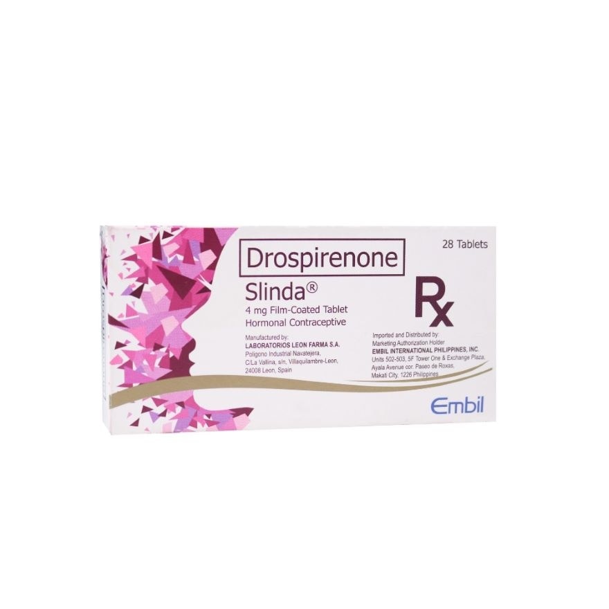 SLINDA Film Coated Tablet 4mg 28s [PRESCRIPTION REQUIRED]