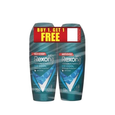 REXONA REXONA Men Motion Activated Ice Cool Roll On 72H (1+1) 45ml