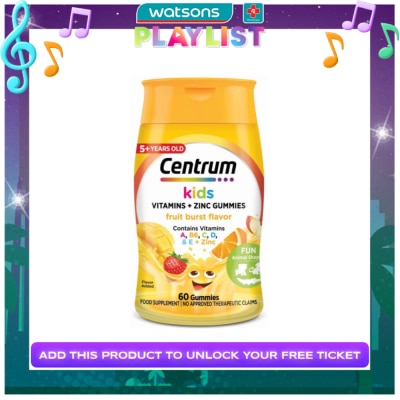 CENTRUM CENTRUM KIDS FRTBURST GUM X 60BOT