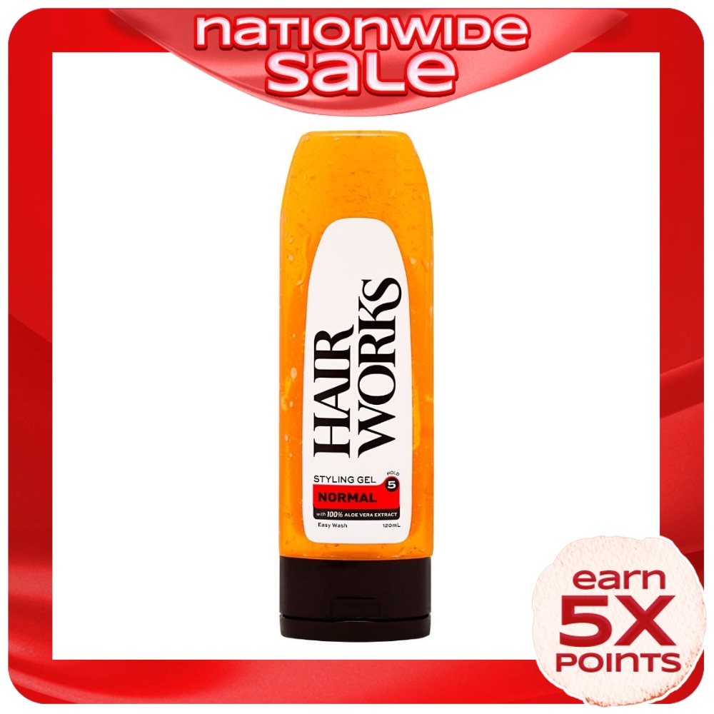 Normal Hold Hairstyling Gel(Orange)120ml