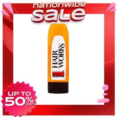 HAIR WORKS Normal Hold Hairstyling Gel(Orange)120ml