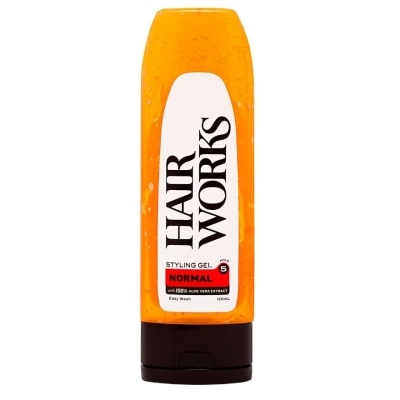 HAIR WORKS Normal Hold Hairstyling Gel(Orange)120ml