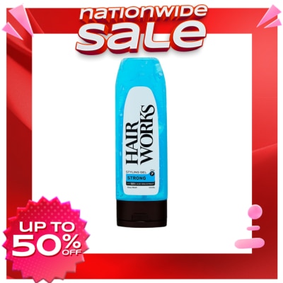 HAIR WORKS HAIR WORKS STRONG HOLD STYLING GEL120ML