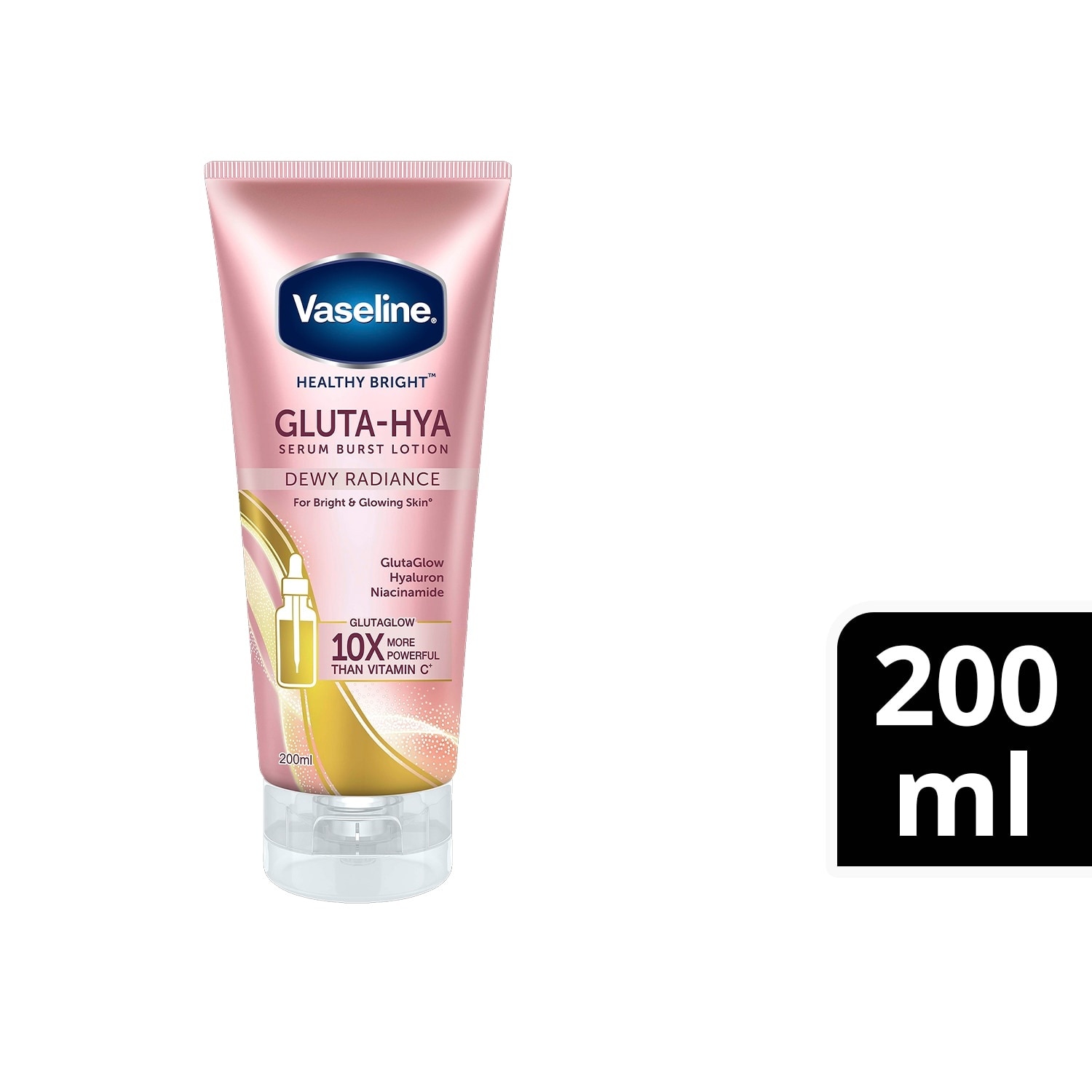 VASELINE Healthy Bright Gluta-Hya Serum Burst Lotion Dewy Radiance 200ml