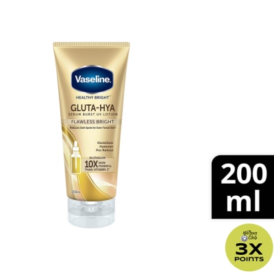 VASELINE VASELINE Healthy Bright Gluta-Hya Serum Burst UV Lotion Flawless Glow 200ml