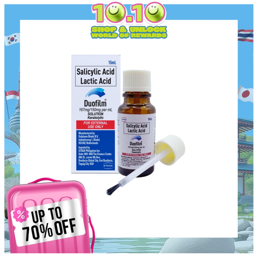 Salicylic Acid + Lactic Acid Solution 167mg/150mg 15ml