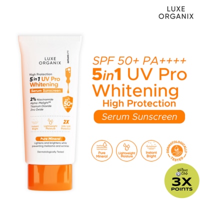 LUXE ORGANIX Luxe Organix 5in1 UV Pro Whitening Serum Sunscreen SPF 50 PA+++ 40mL