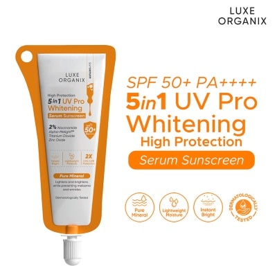 LUXE ORGANIX Luxe Organix 5in1 UV Pro Whitening Serum Sunscreen SPF 50 PA+++ 9mL