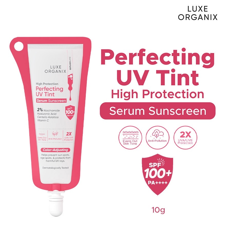 LUXE ORGANIX Perfecting UV Tint Serum Sunscreen SPF 100+ PA ++++ 40g