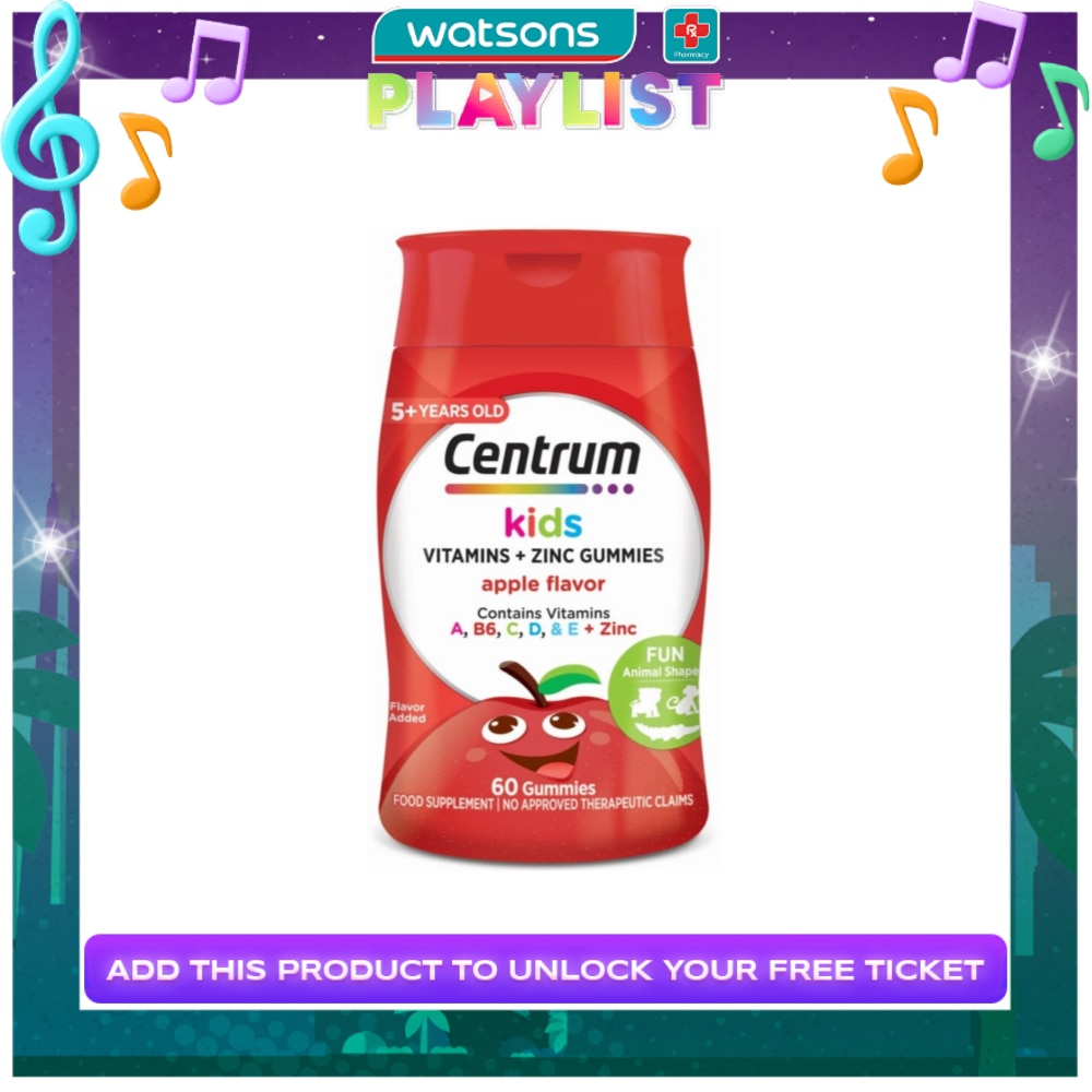 CENTRUM KIDS APPL GUM X 60BOT