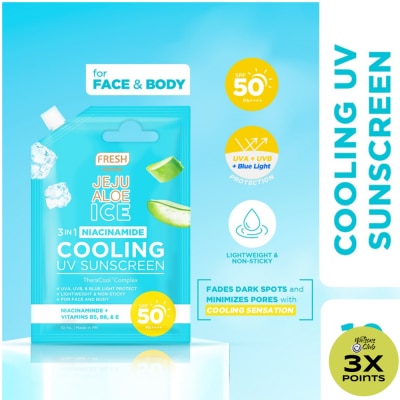 FRESH Fresh Skinlab Jeju Aloe Ice 3in1 Niacinamide Cooling UV Sunscreen 10mL
