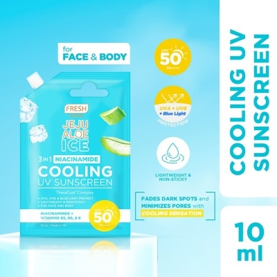 FRESH FRESH Skinlab Jeju Aloe Ice 3in1 Niacinamide Cooling UV Sunscreen 10mL