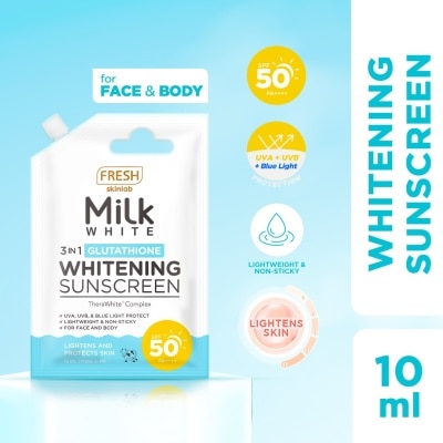 FRESH Fresh Skinlab Milk White 3in1 Glutathione Whitening Sunscreen 10mL