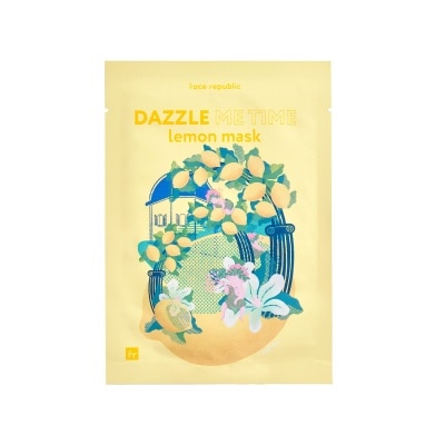 FACE REPUBLIC Face Mask - Dazzle MeTime Lemon