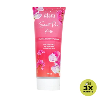 GLAMWORKS Sweet Pea Kiss Fragrance Body Lotion 400ml