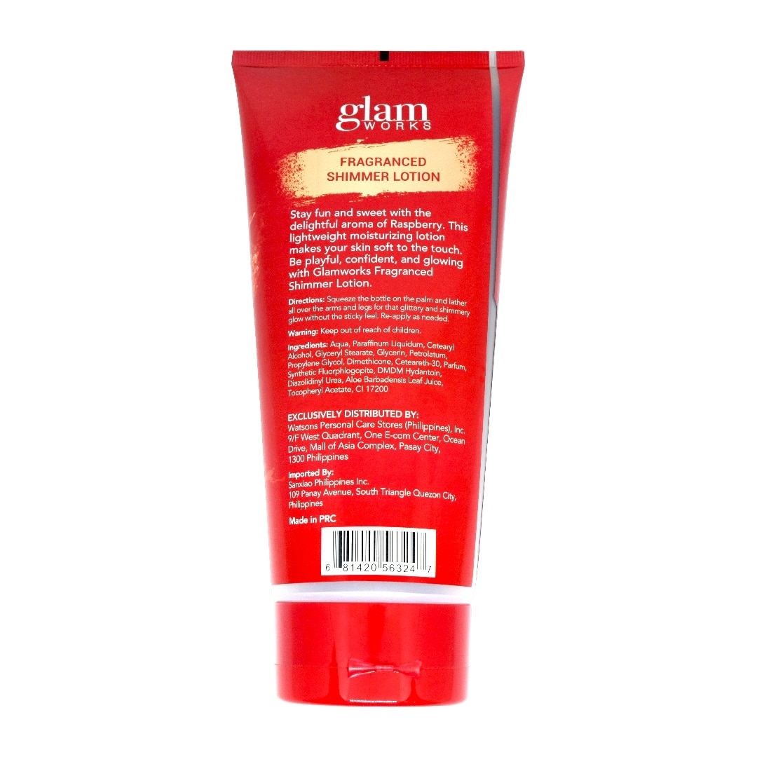 Raspberry Splash Fragrance Shimmer Lotion 350ml