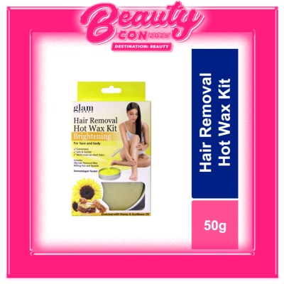 GLAMWORKS Hot Wax Kit Honey & Sunflower Oil 50g