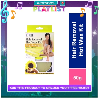 GLAMWORKS Hot Wax Kit Honey & Sunflower Oil 50g